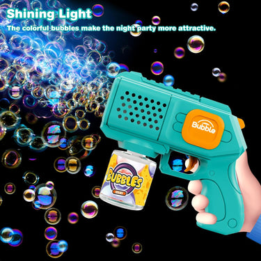 10 Holes Electric Lighting Fun Bubble Machine